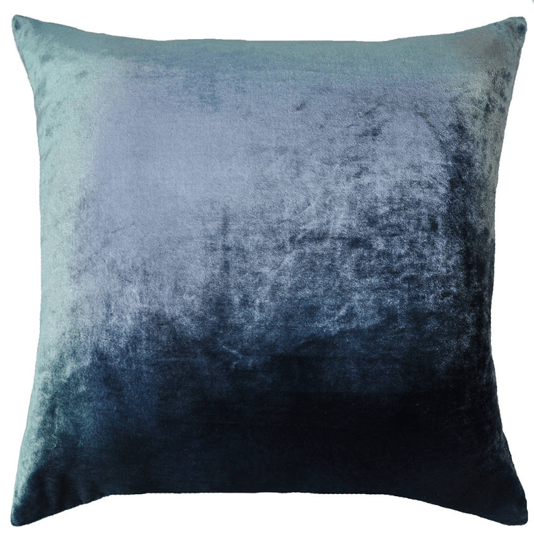 Ombre Shark Velvet Pillows by Kevin O'Brien Studio | Fig Linens