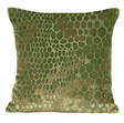 Kevin O'Brien Studio Snakeskin Velvet Pillows in Grass | Fig Linens