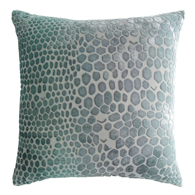 Kevin O'Brien Studio - Jade Snakeskin Velvet Pillows | Fig Linens