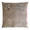 Kevin O'Brien Studio Snakeskin Velvet Throw Pillows in Coyote | Fig Linens