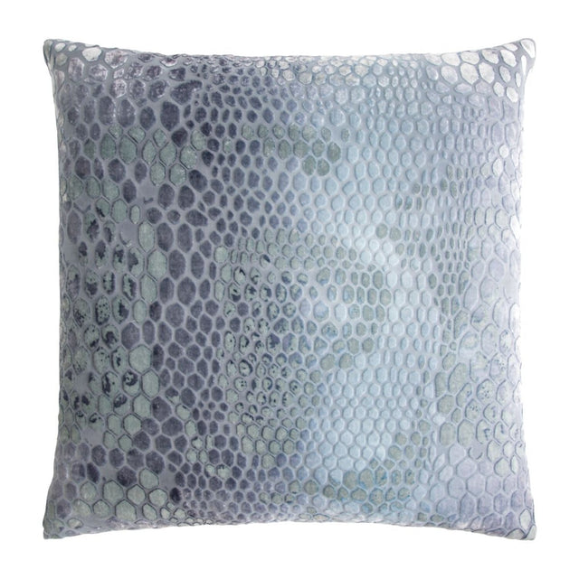 Dusk Snakeskin Velvet Square Throw Pillows by Kevin O'Brien Studio | Fig Linens