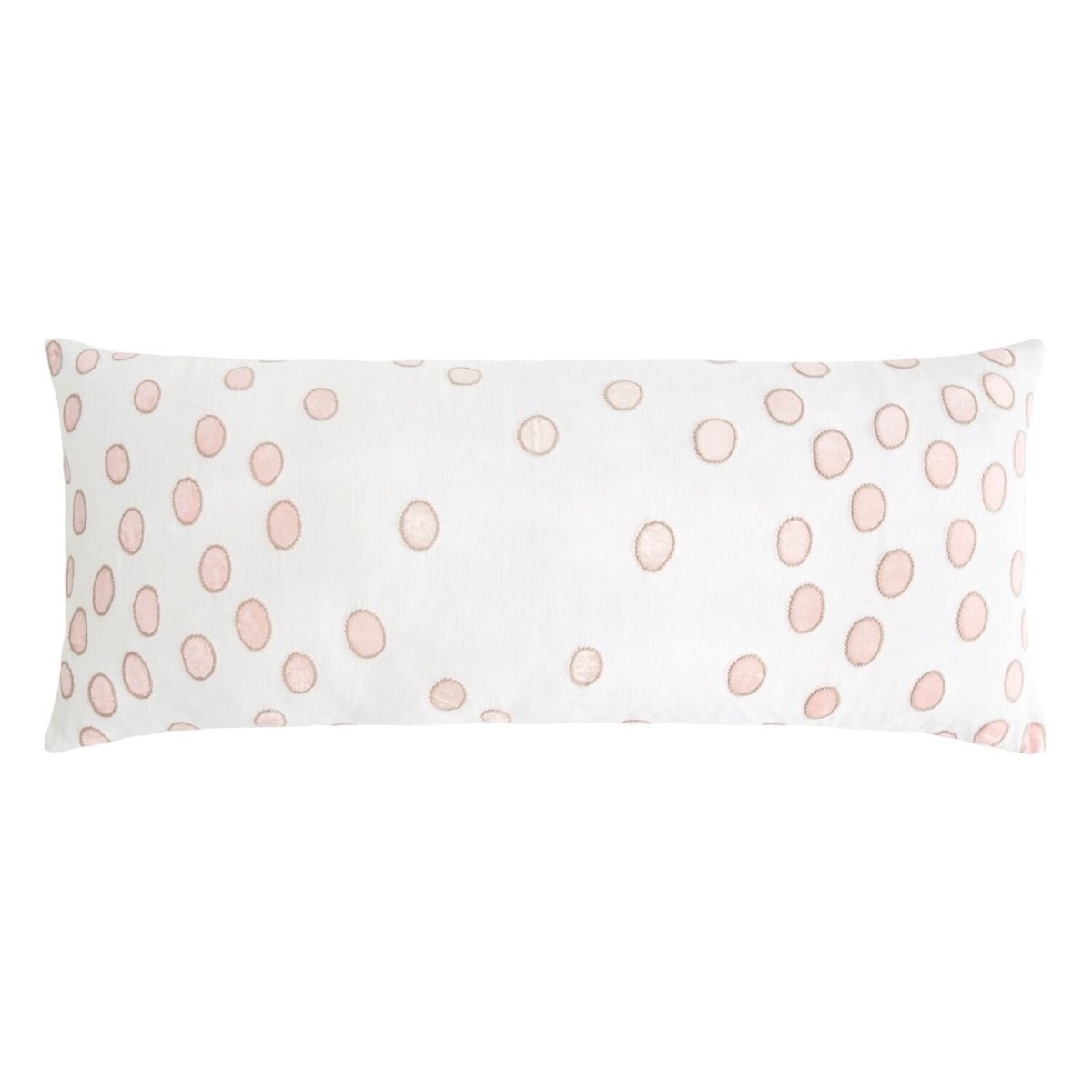 Blossom Ovals Velvet Appliqué Large Boudoir Pillows by Kevin O'Brien Studio 