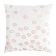 Fig Linens - Blossom Ovals Velvet Appliqué Square Pillow by Kevin O'Brien Studio 