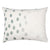Fig Linens - Sage & White Ovals Velvet Appliqué Pillows by Kevin O'Brien Studio