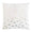 Fig Linens - Sage & White Ovals Velvet Appliqué Square Throw Pillow by Kevin O'Brien Studio