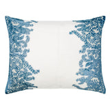 Azul Ferns Velvet Appliqué Pillow by Kevin O'Brien Studio | Fig Linens