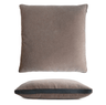 Latte Mohair Tuxedo Pillows by Kevin O’Brien Studio | Fig Linens