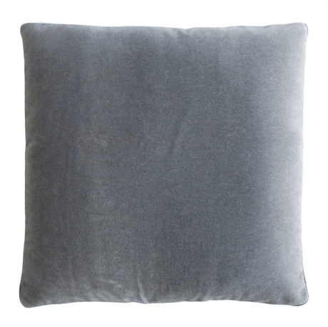 Silver & Jade Mohair Tuxedo Throw Pillows by Kevin O'Brien Studio | Fig Linens