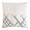 Fig Linens - Sage & White Net Velvet Appliqué Pillow by Kevin O'Brien Studio