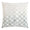 Fig Linens - Sage & White Tile Velvet Appliqué Pillow by Kevin O'Brien Studio