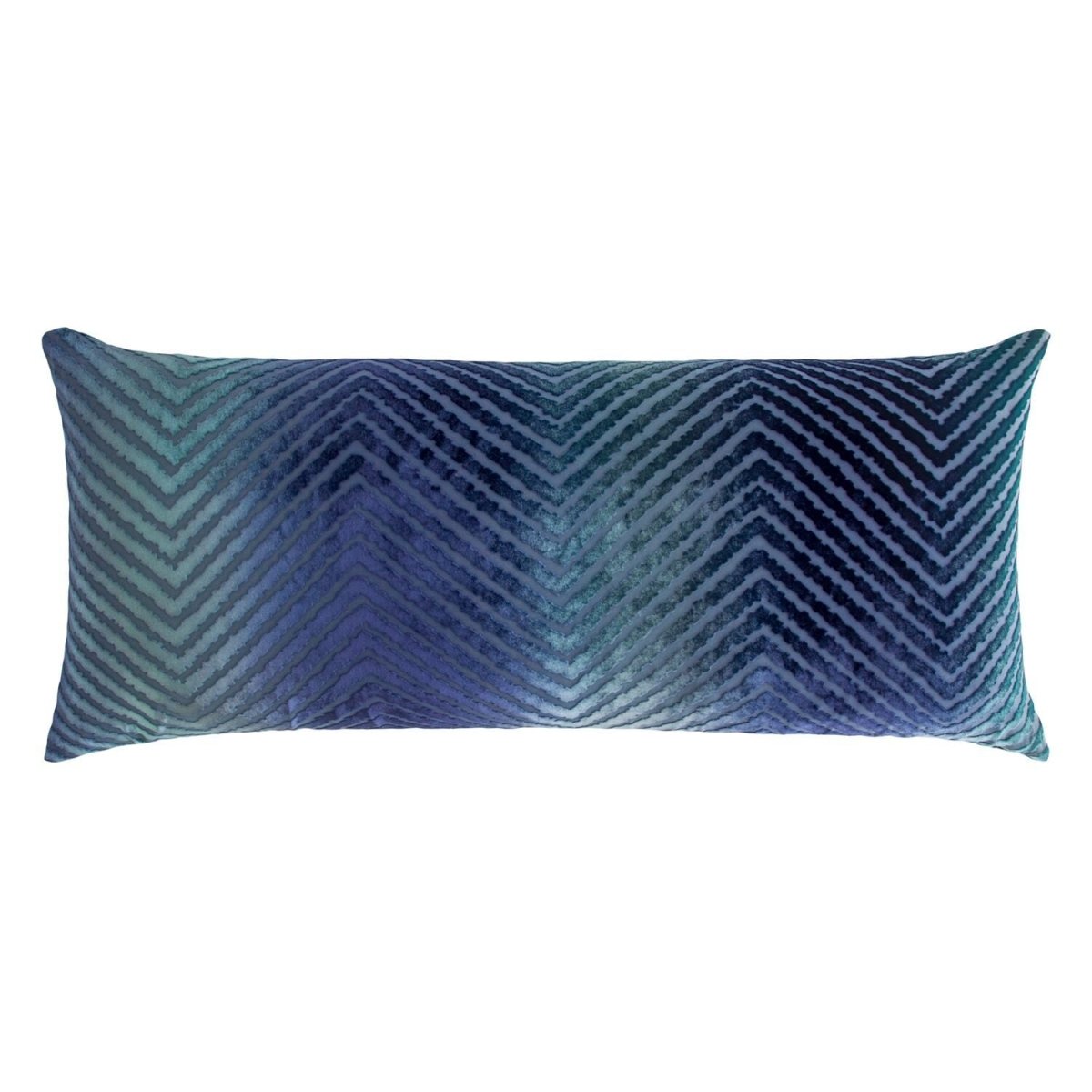 Shark Chevron Velvet Pillows by Kevin O'Brien Studio | Fig Linens