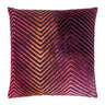 Wildberry Chevron Velvet Pillows by Kevin O'Brien Studio | Fig Linens