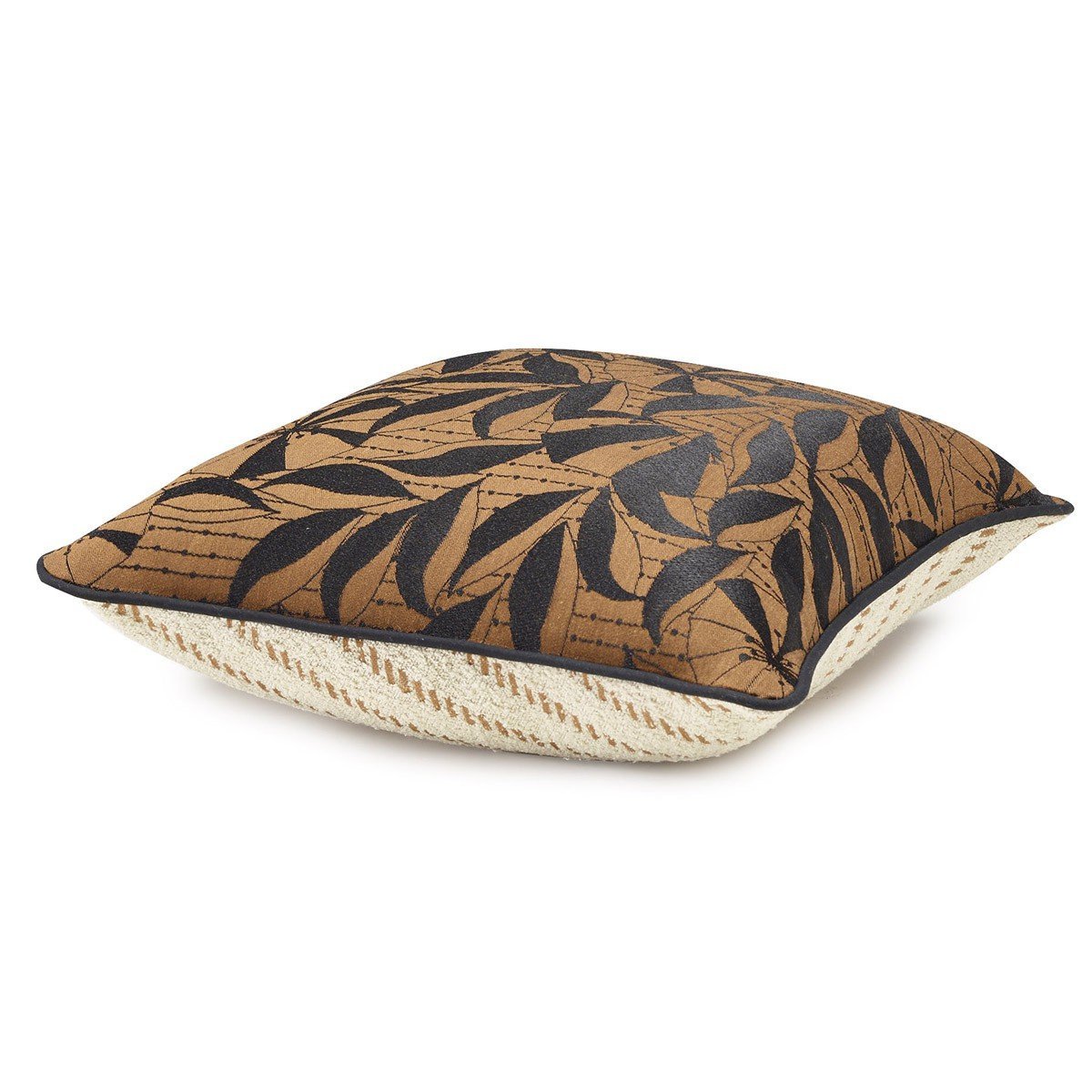 Esquisse Cumin Decorative Throw Pillows by Le Jacquard Français | Fig Linens