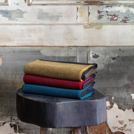 Duo Wool Throws by Le Jacquard Français | Fig Linens