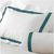 Flat Sheet - Matouk Lowell Deep Jade Bedding at Fig Linens and Home