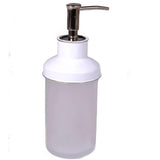 Fig Linens - Mike + Ally White Enamel Bathroom Accessories -Lotion Pump