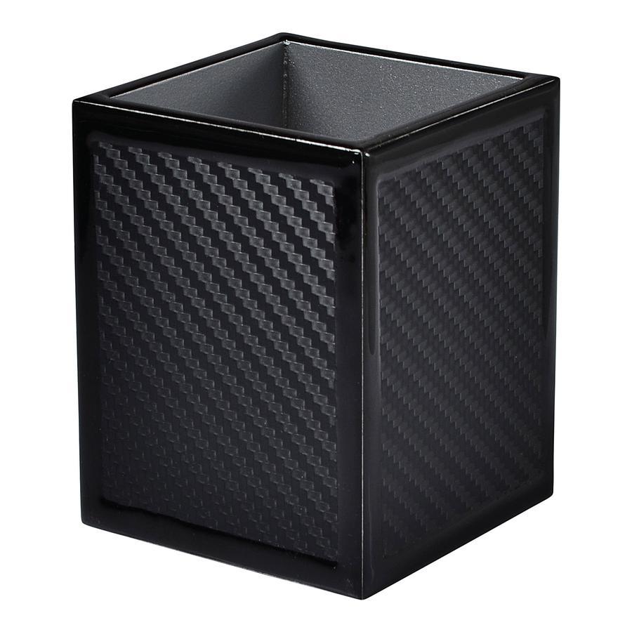 Fig Linens - Le Mans by Mike and Ally - Black Brush Holder 