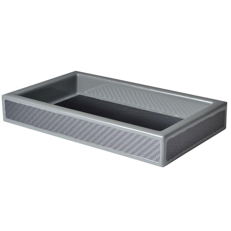 Fig Linens -Mike + Ally Le Mans Graphite Vanity Tray