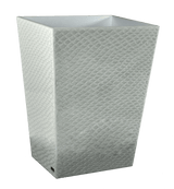 Fig Linens - Mike and Ally Pacific Fine Silver Enamel Wastebin