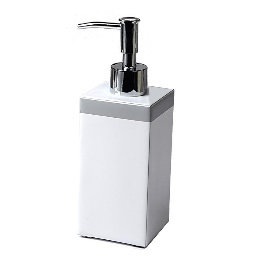 Fig Linens - Mike and Ally Regatta White and Gray Box Pump