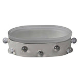 Fig Linens - Mike and Ally Roxy Bath Accessories - Oval Soap Dish