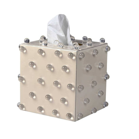 Roxy Ecru & Gold Boutique Tissue by Mike + Ally | Fig Linens 