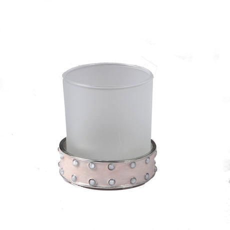 Fig Linens - Mike + Ally Aero Pink Bath Accessories - Round Tumbler