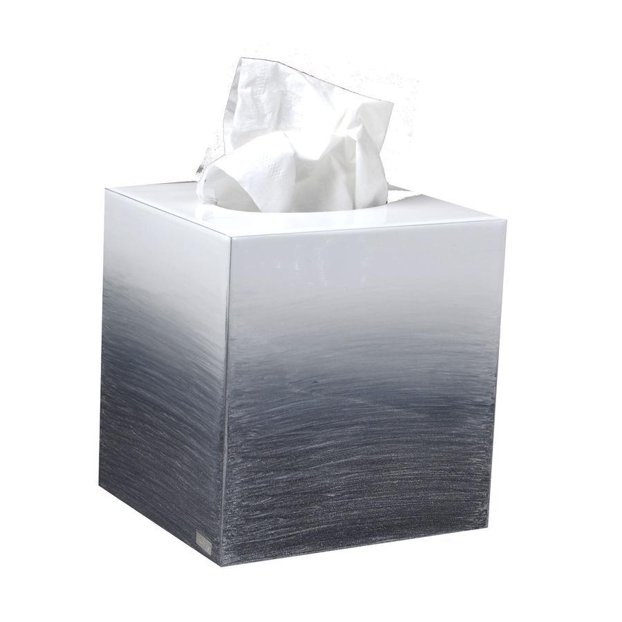 Fig Linens -Mike and Ally - Gray and Silver Ombre Boutique Tissue