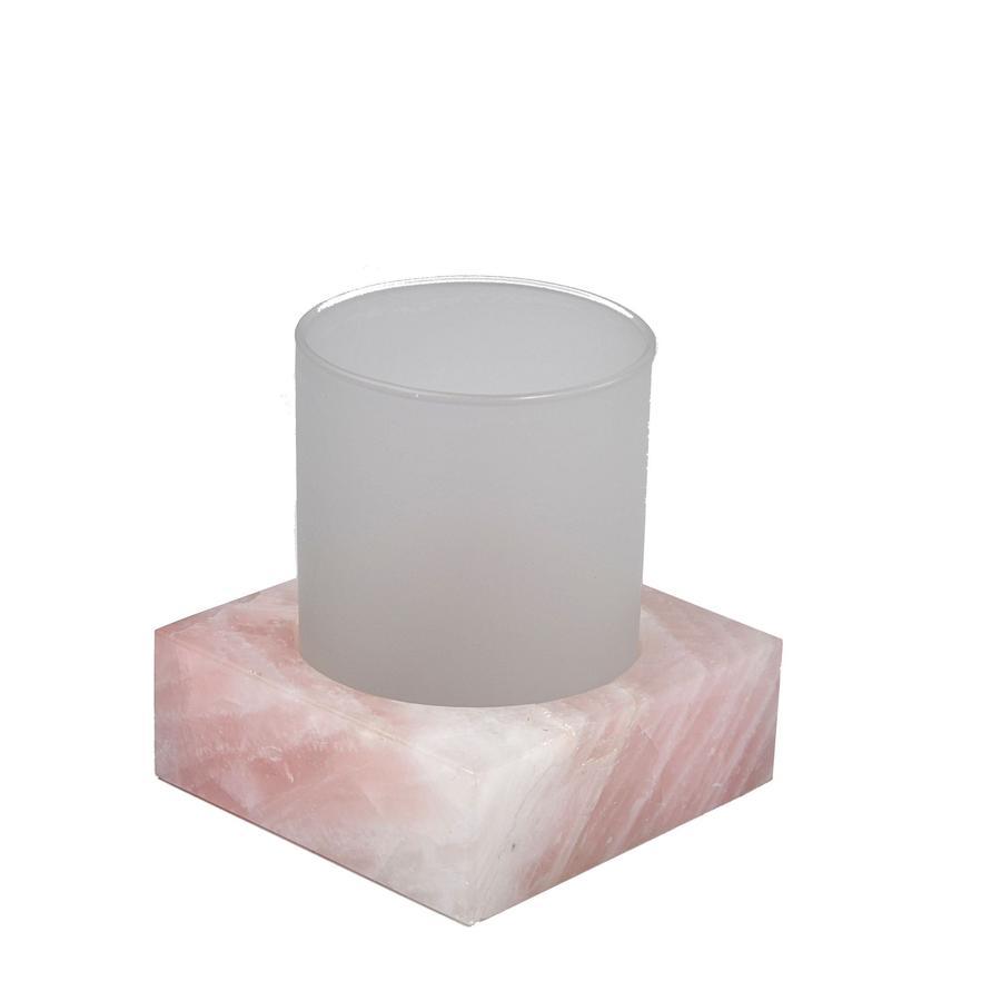 Taj Rose Quartz Tumbler by Mike + Ally | Fig Linens 