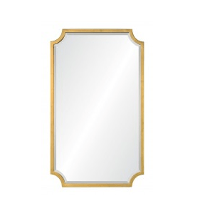 Burnished Gold Leaf Wall Mirror by Mirror Image Home | Fig Linens