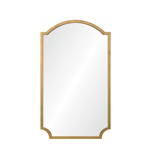 Distressed Gold Leaf Wall Mirror by Mirror Image Home | Fig Linens