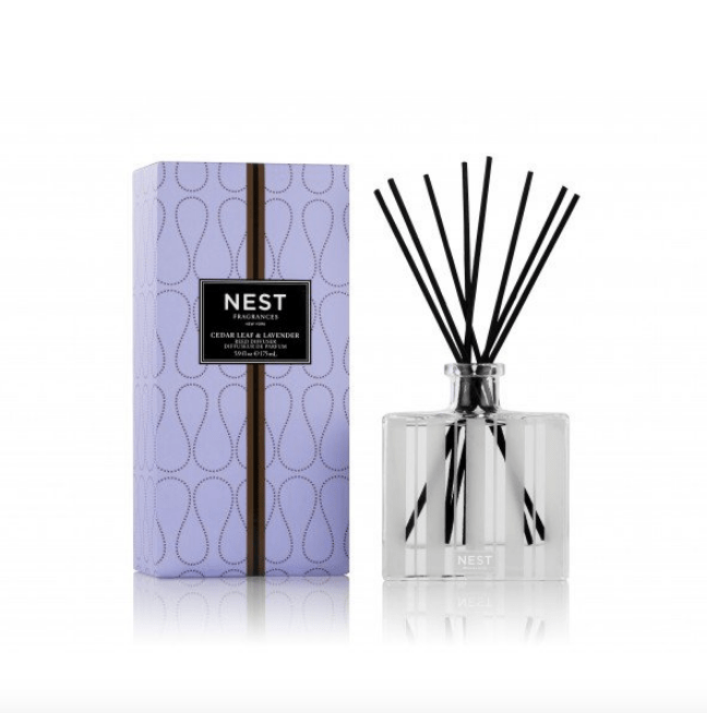 Cedar Leaf & Lavender Reed Diffuser by Nest | Fig Linens