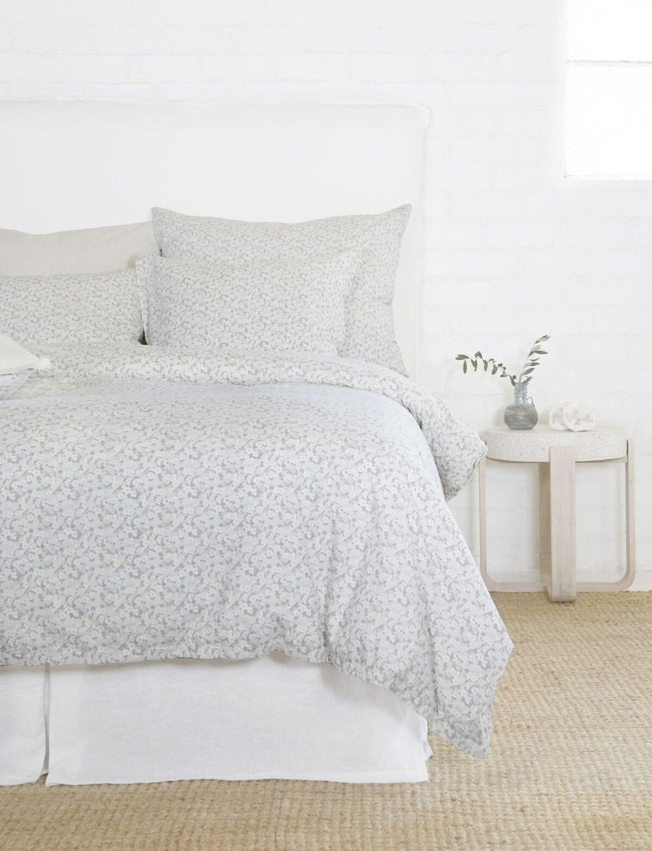 June Ocean & Grey Bedding by Pom Pom at Home | Fig Linens 