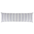 Carter Ivory & Denim Body Pillow by Pom Pom at Home | Fig Linens