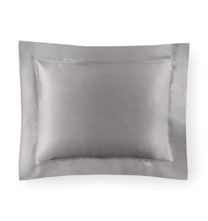 Fig Linens - Giotto Flint Gray Bedding - Shams