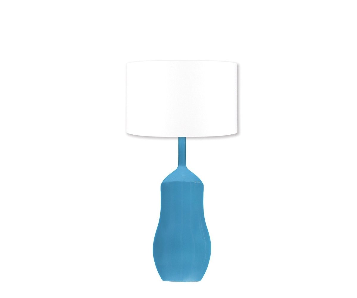 Appia Peacock Table Lamp by William Yeoward | Fig Linens and Home