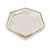 Banks White Marble Tray by Worlds Away | Fig Linens and Home
