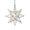 Small Clear Glass Star Chandelier by Worlds Away | Fig Linens and Home