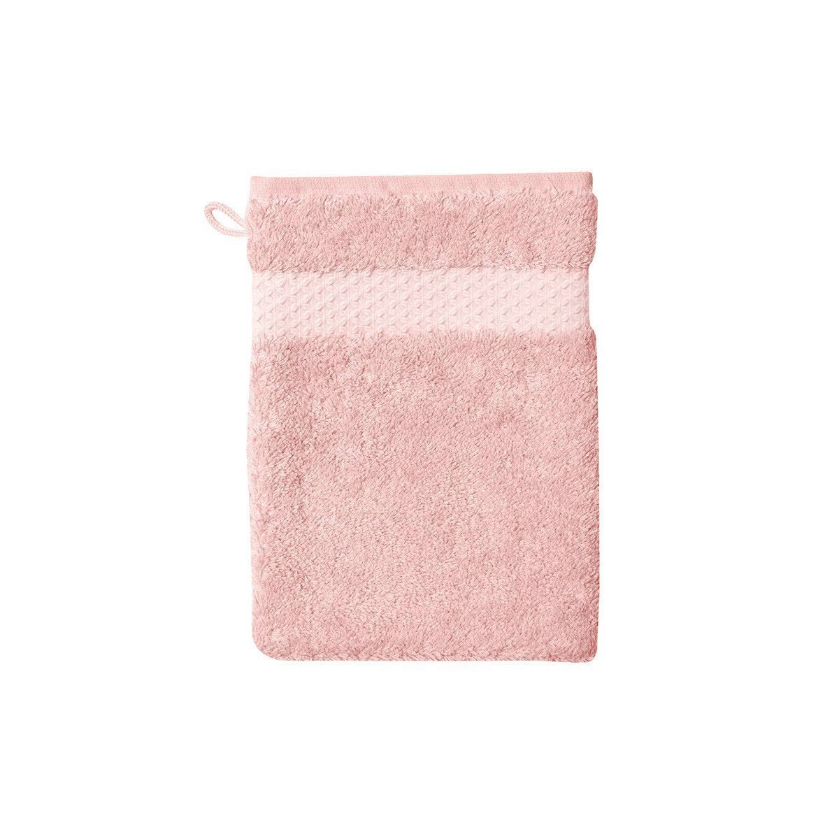 Fig Linens - Yves Delorme Etoile The Bath Towels - Rose pink wash mitt