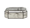 Octagonal Antique Mirror Decorative Box by Worlds Away | Fig Linens 