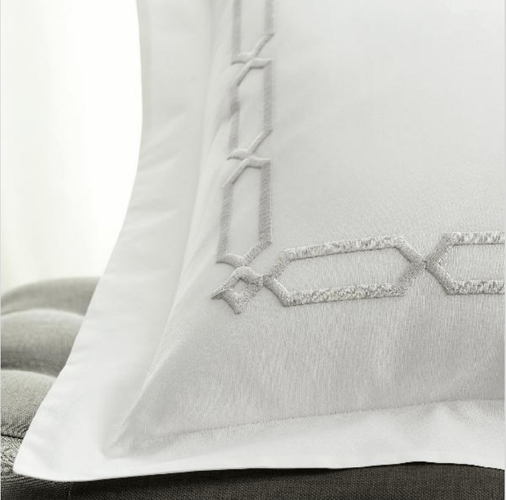 Arezzo White and Shadow Bedding Collection by Scandia Home | Fig Linens and Home