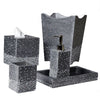 Caviar Platinum & Silver Bath Accessories by Mike + Ally | Fig Linens
