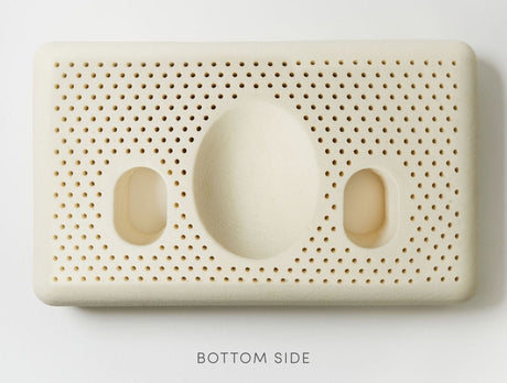 Organic Latex Serenity Pillow with indentations by Coyuchi | Fig Linens