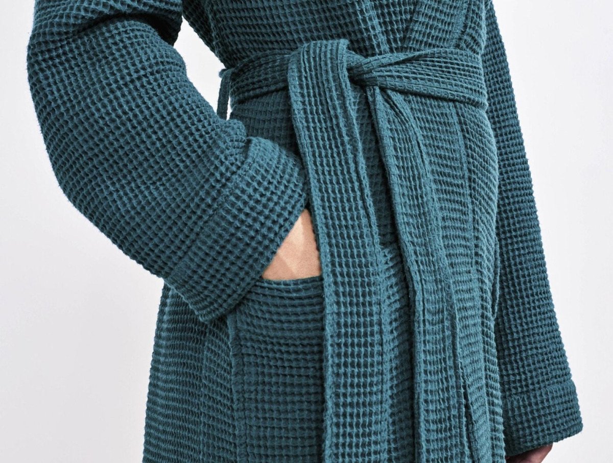 Unisex Organic Waffle Robes by Coyuchi | Fig Linens and Home - FIG ...