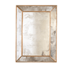 Dion Antique & Gold Leaf Mirror by Worlds Away | Fig Linens 