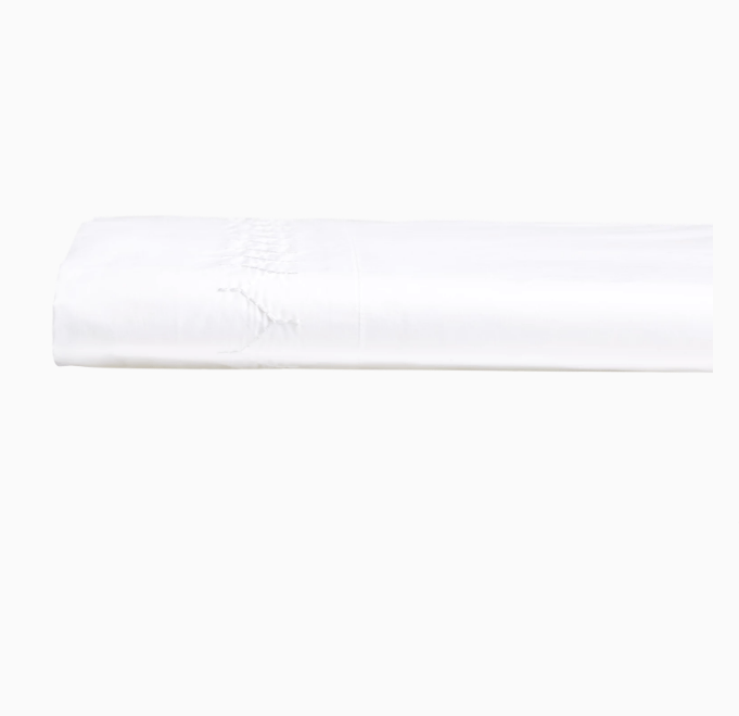 fig linens - john robshaw bedding - white stitched sheets