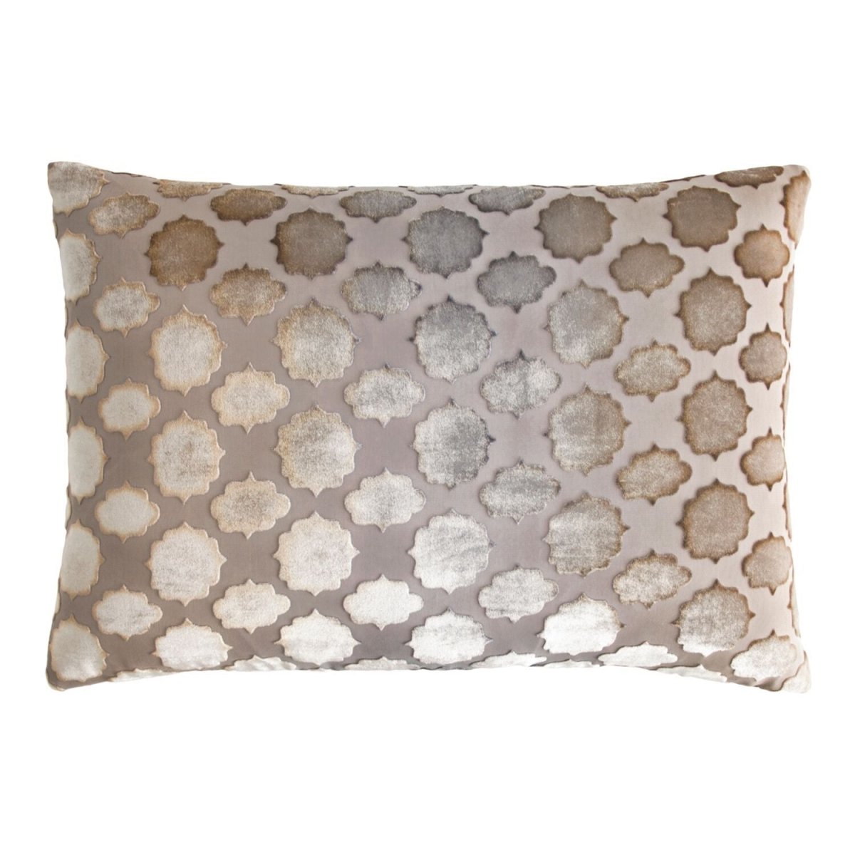 Mod Fretwork Coyote Velvet Pillows by Kevin O'Brien Studio 