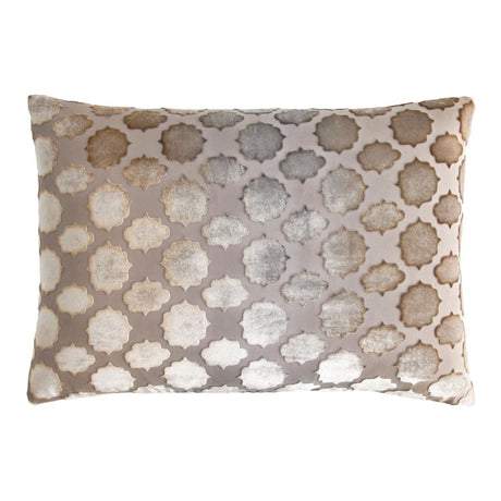 Mod Fretwork Coyote Velvet Pillows by Kevin O'Brien Studio 