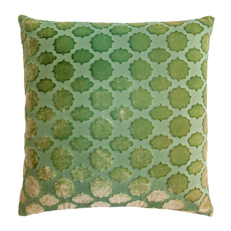 Mod Fretwork Grass Pillows by Kevin O'Brien Studio | Fig Linens