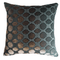 Mod Fretwork Gunmetal Pillows by Kevin O'Brien Studio | Fig Linens